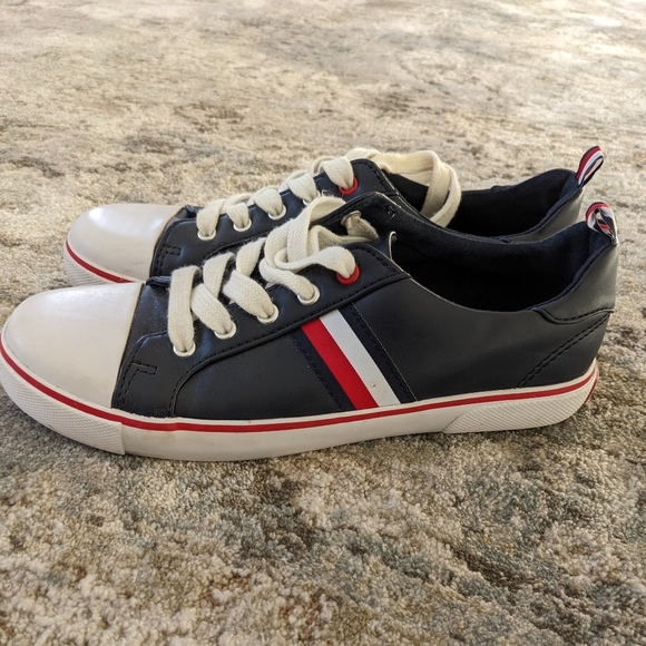 Tommy Hilfiger Kids Signature Stripe Sneaker size 3 - Picture 3 of 7